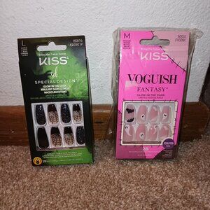 NEW Kiss Halloween Press On Nails 2 Pack